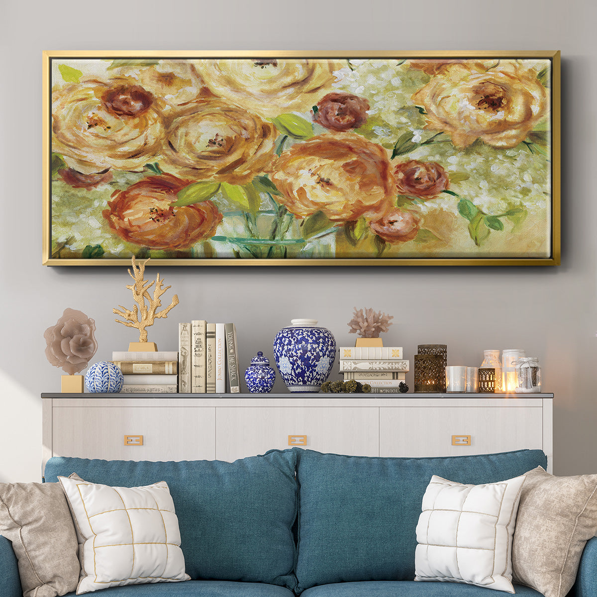 Sunkissed - Floater Framed Canvas Print