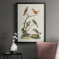 Antique Birds in Nature IV - Modern Framed Canvas Print