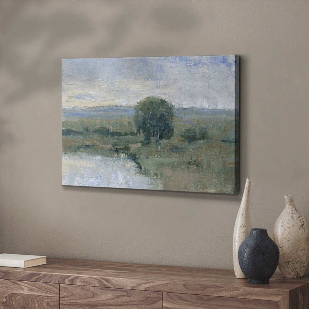 Riverbank Impression II - Canvas Art Print