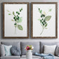 Sprigs in Green I   - Premium Framed Canvas 2 Piece Set - Ready to Hang