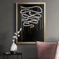 Weeping Ribbon II - Modern Framed Canvas Print