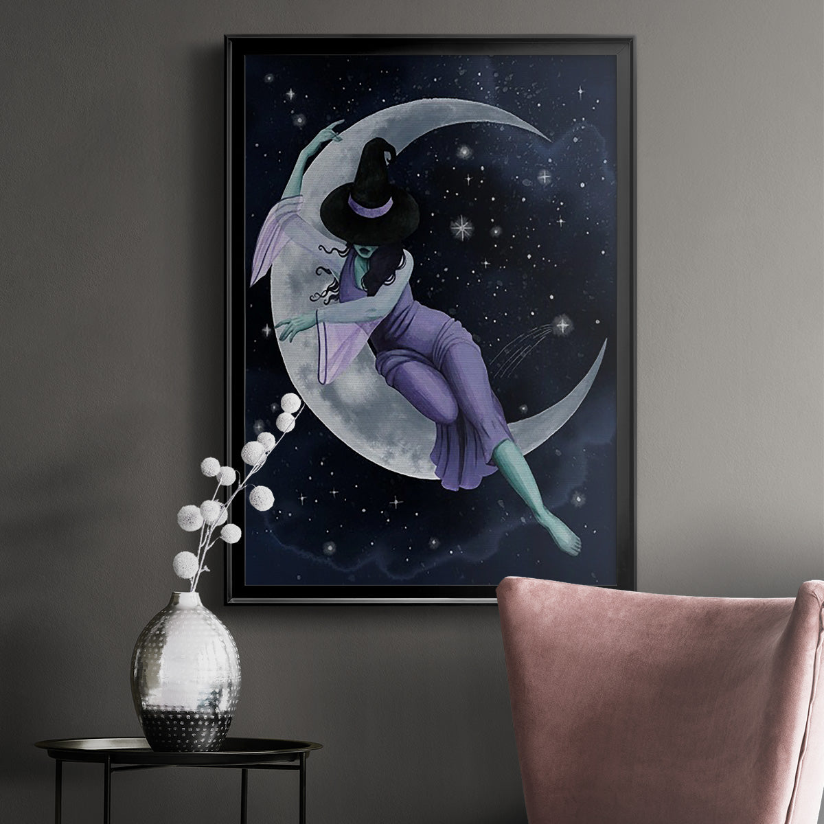 Star Sorceress II - Modern Framed Canvas Print