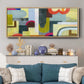 City of Rainbows III - Floater Framed Canvas Print