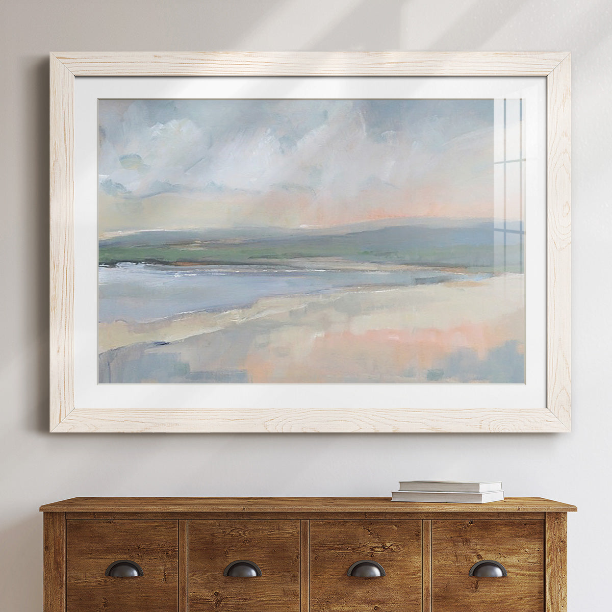 Coastal Study I - Barnwood Framed Art Print