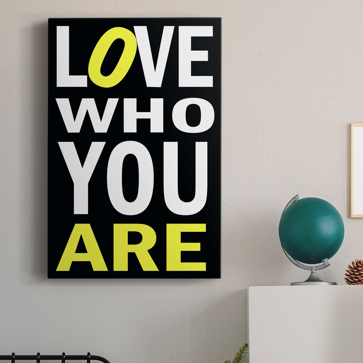 Love Who You Are Premium Gallery Wrapped Canvas - Ready to Hang