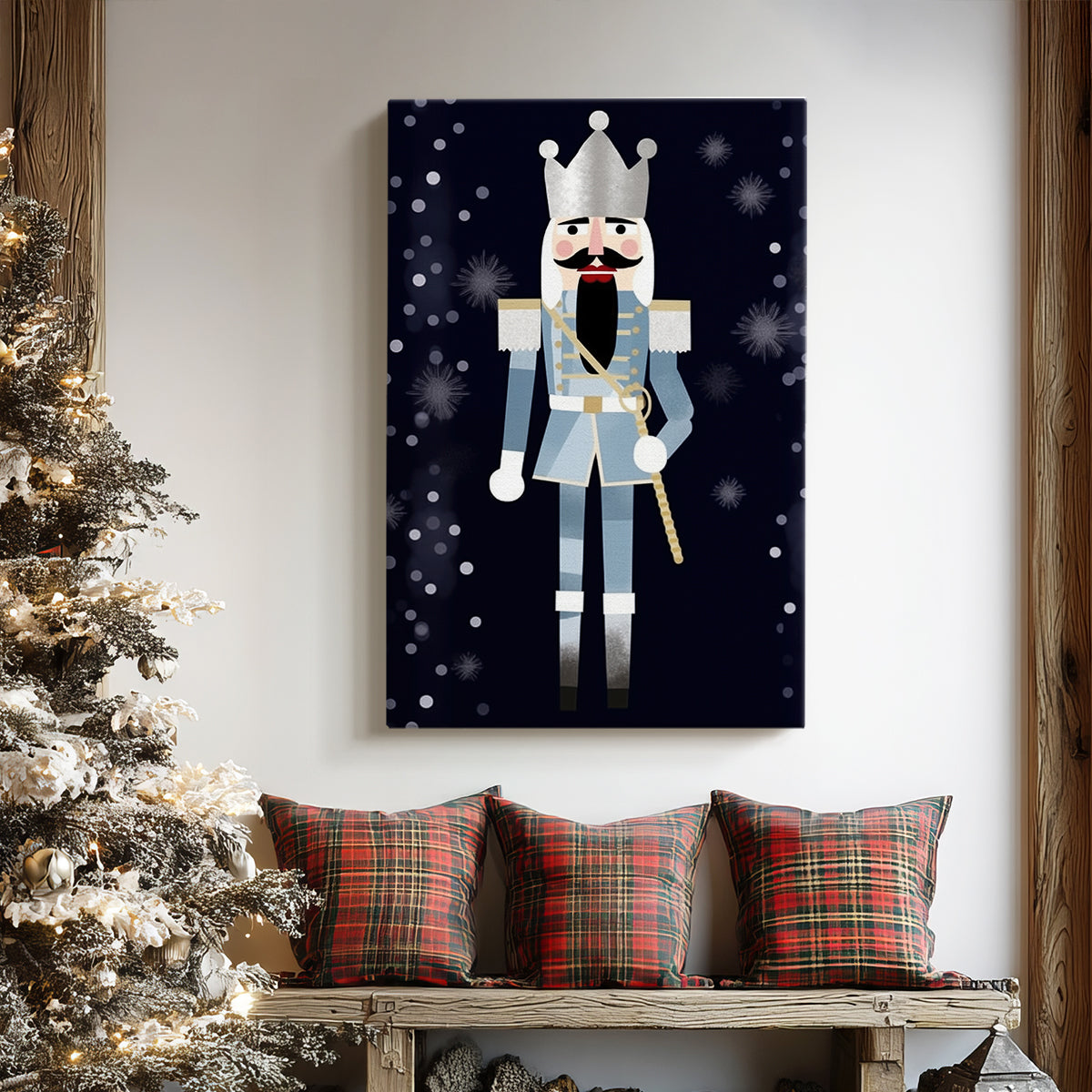 Dawn of Chalk Village - Canvas Art Print