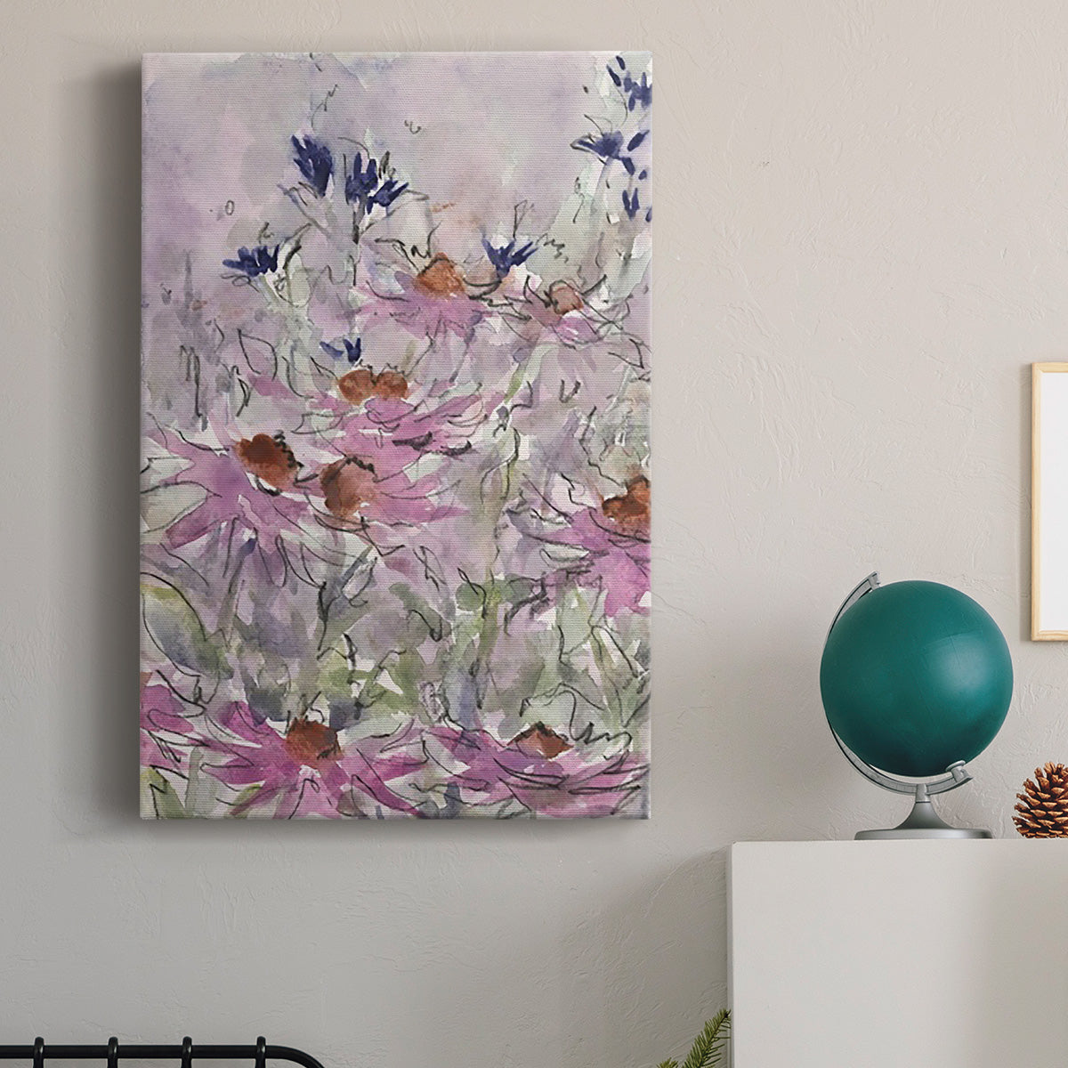 Floral Entertainment II - Canvas Art Print