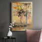 Fall Foliage Watercolor II - Modern Framed Canvas Print