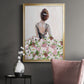 Beautiful Floral Contemplation I - Modern Framed Canvas Print