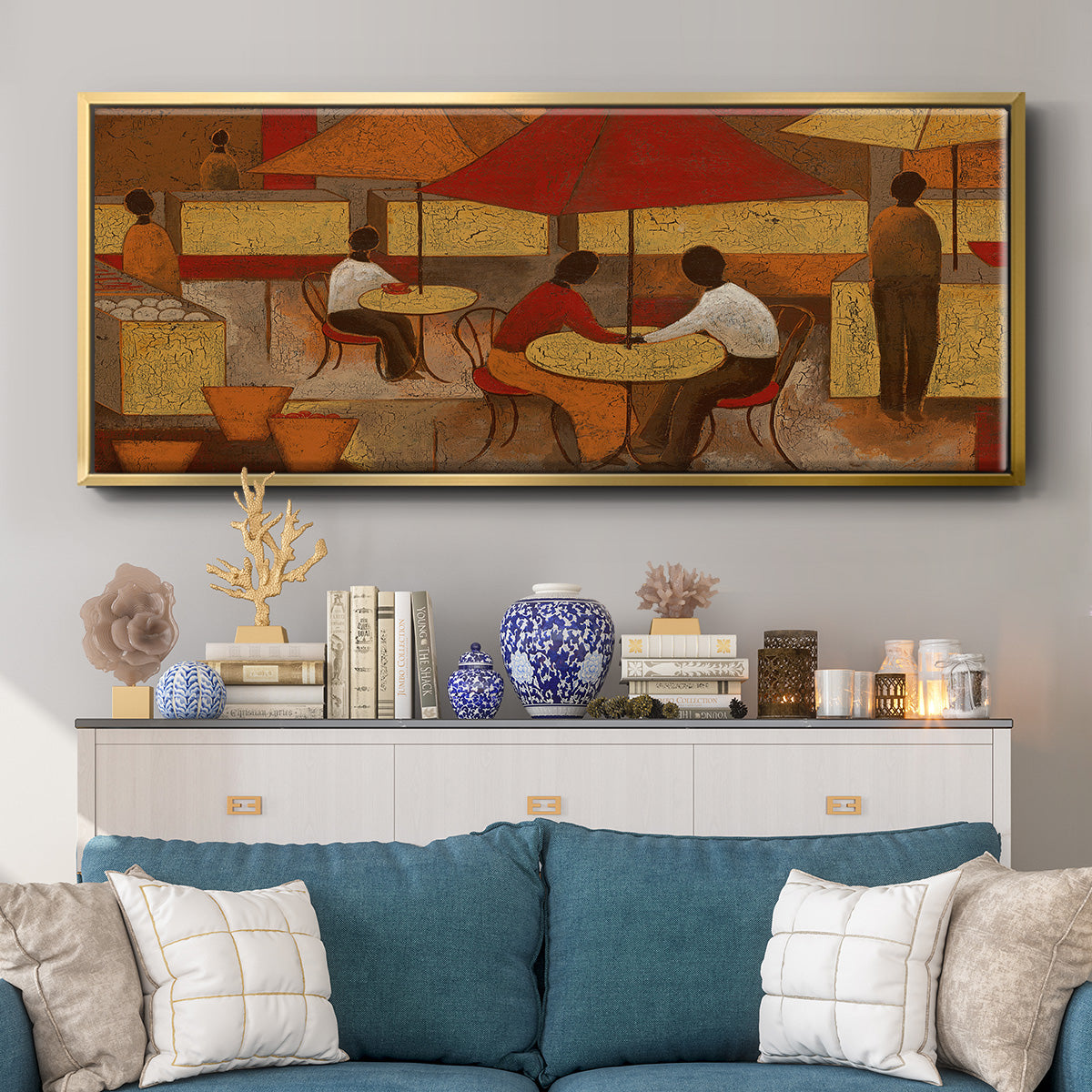 Lasting Memory I - Floater Framed Canvas Print