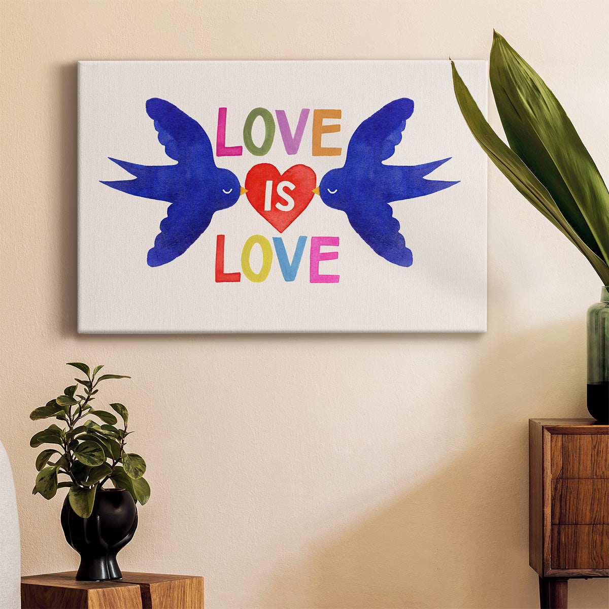 Love Loudly Collection A - Canvas Art Print