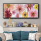 Pop of Pink I - Floater Framed Canvas Print