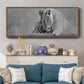 Lioness Love - Floater Framed Canvas Print
