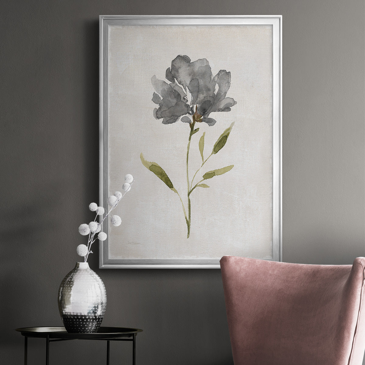 Botanical Beauty II - Modern Framed Canvas Print