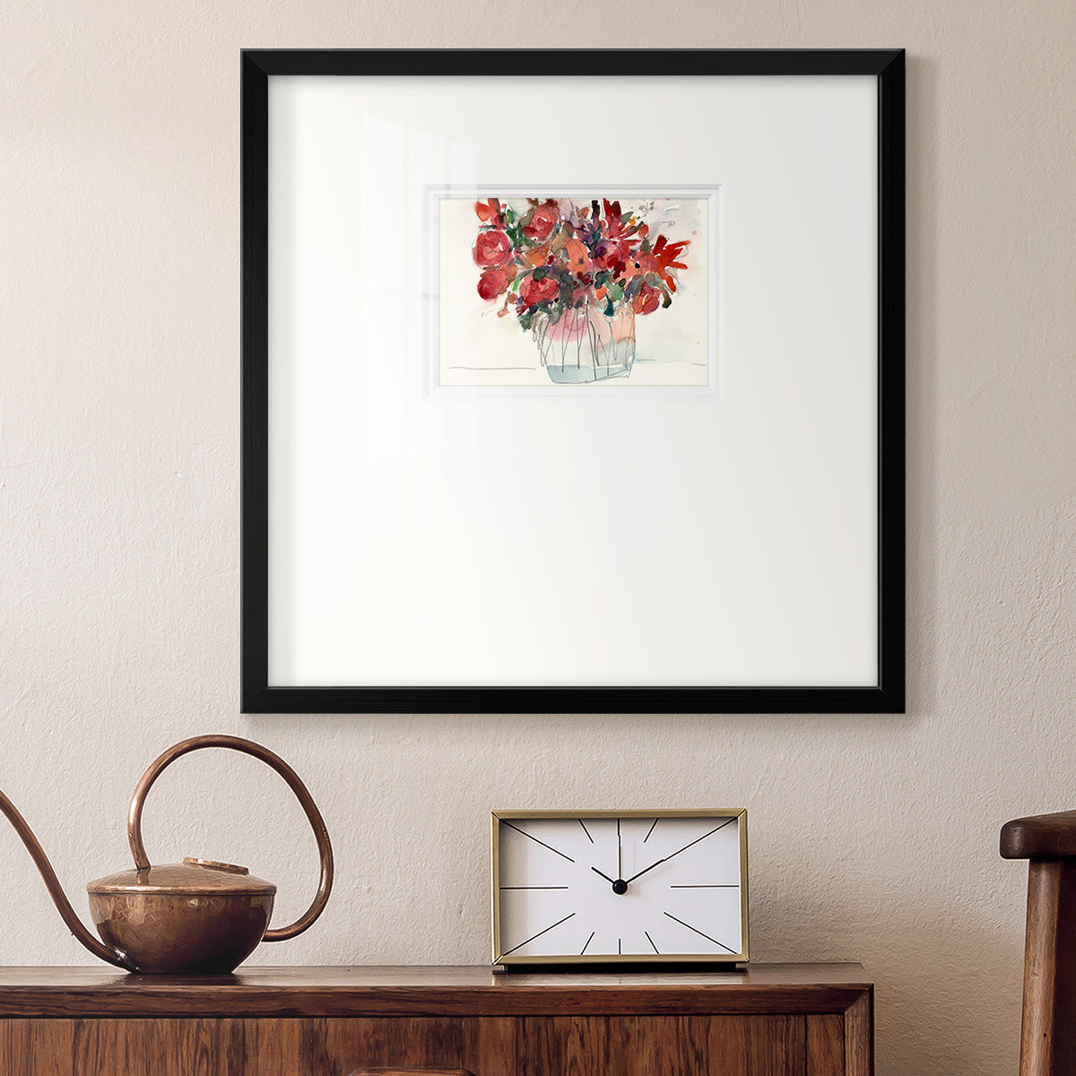 The Small Bunch I Premium Framed Print Double Matboard