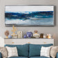 Mysterious Sea II - Floater Framed Canvas Print