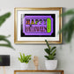 Happy Halloween Ticket - Modern Framed Art Print
