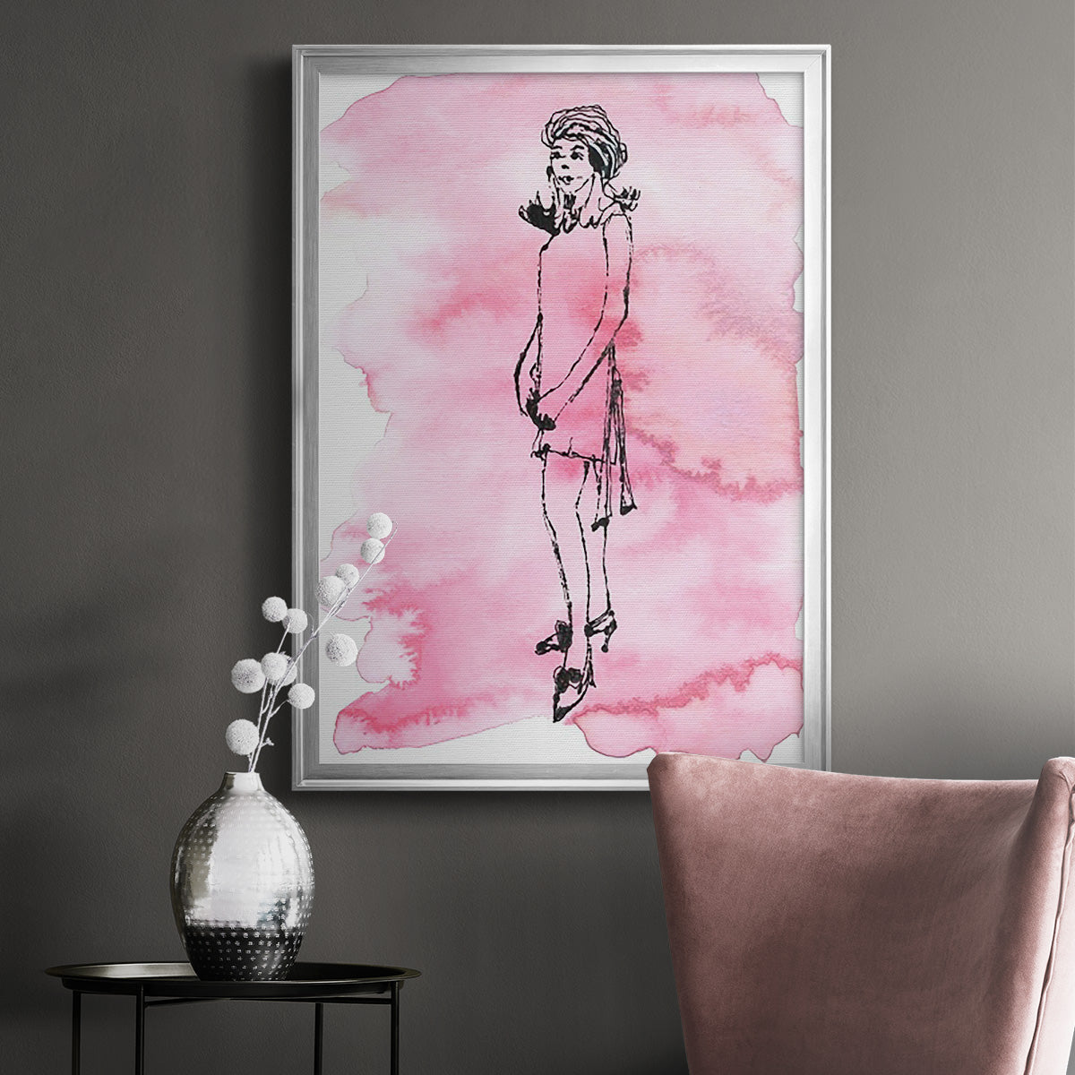 60's Fab II - Modern Framed Canvas Print
