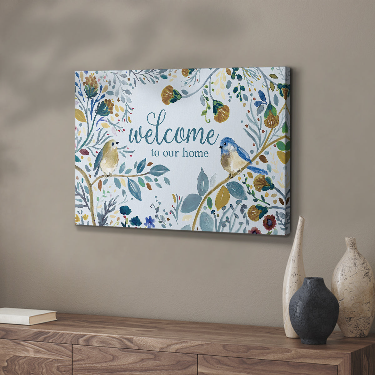 Welcome to Our Home - Canvas Art Print