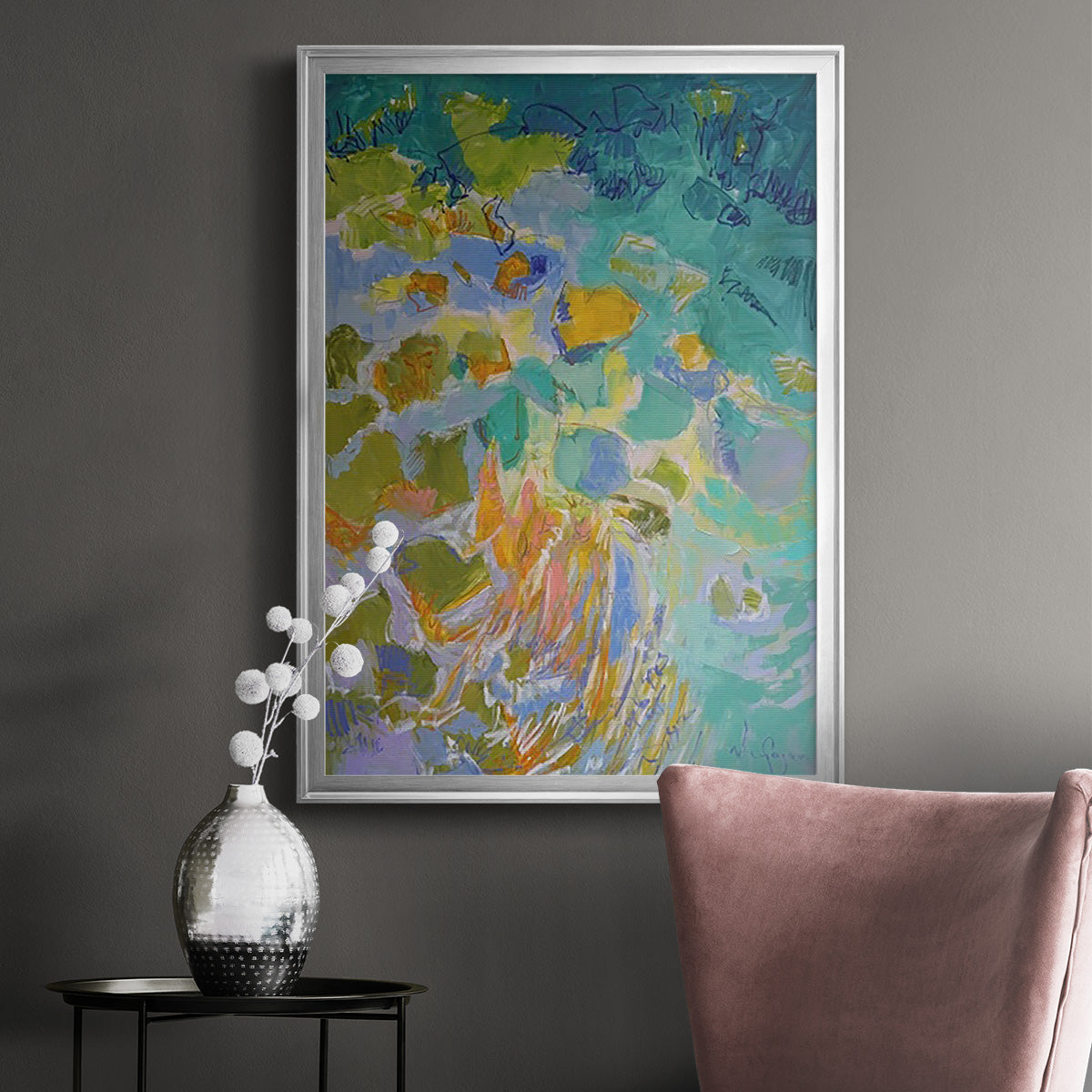 Lift Me Fly Me - Modern Framed Canvas Print