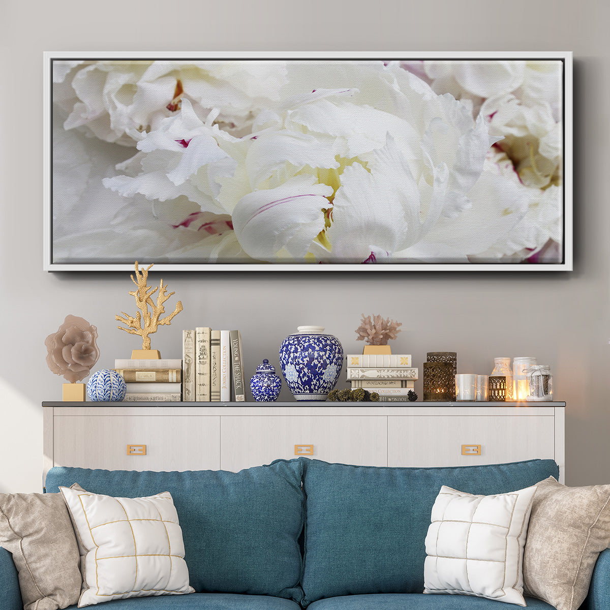 Breathless VI - Floater Framed Canvas Print