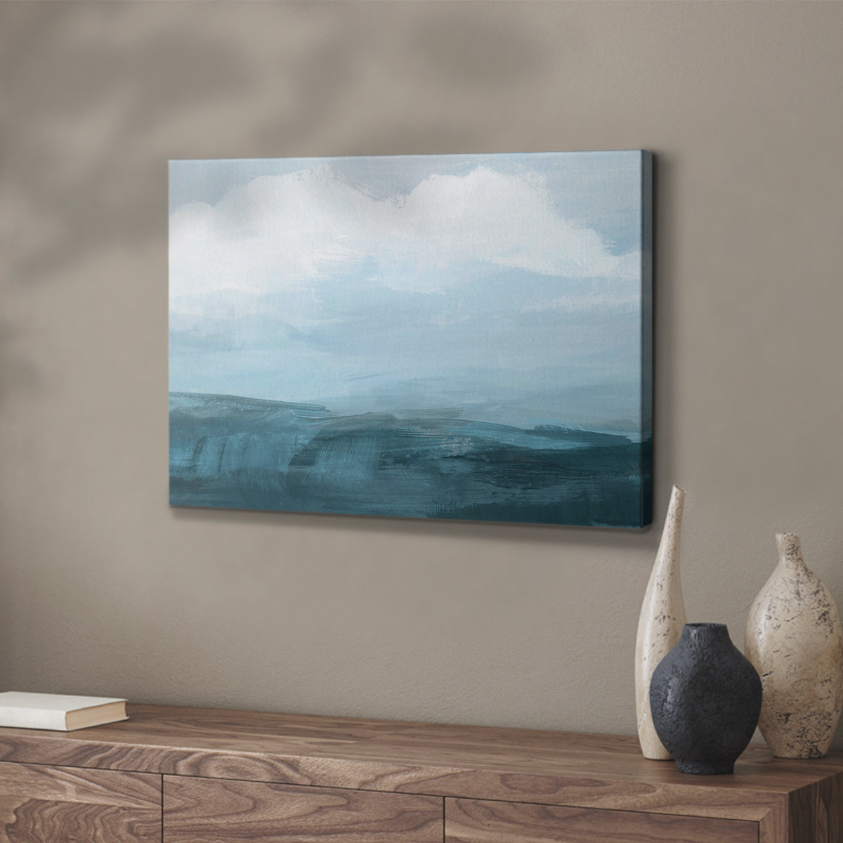 Azure Rising II - Canvas Art Print