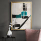 Geometry Notes I - Modern Framed Canvas Print