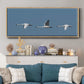 Wing Up Wing down - Floater Framed Canvas Print