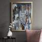 Western Metropolis - Modern Framed Canvas Print