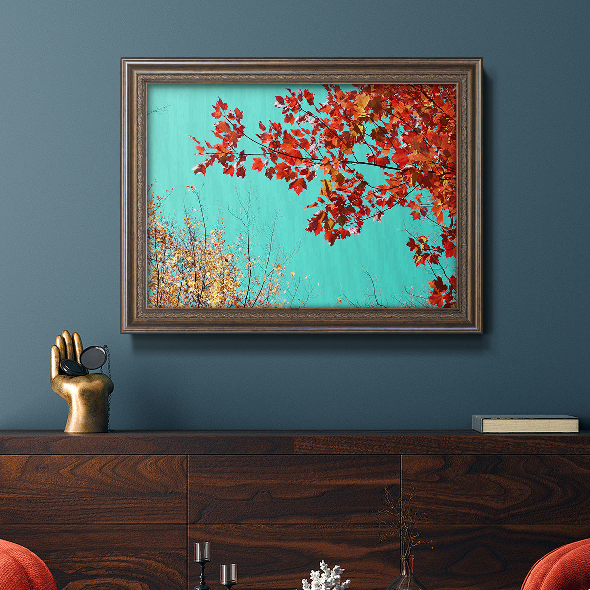 Autumn Tapestry I - Ornate Framed Canvas Print