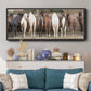 Haystack Happy - Floater Framed Canvas Print