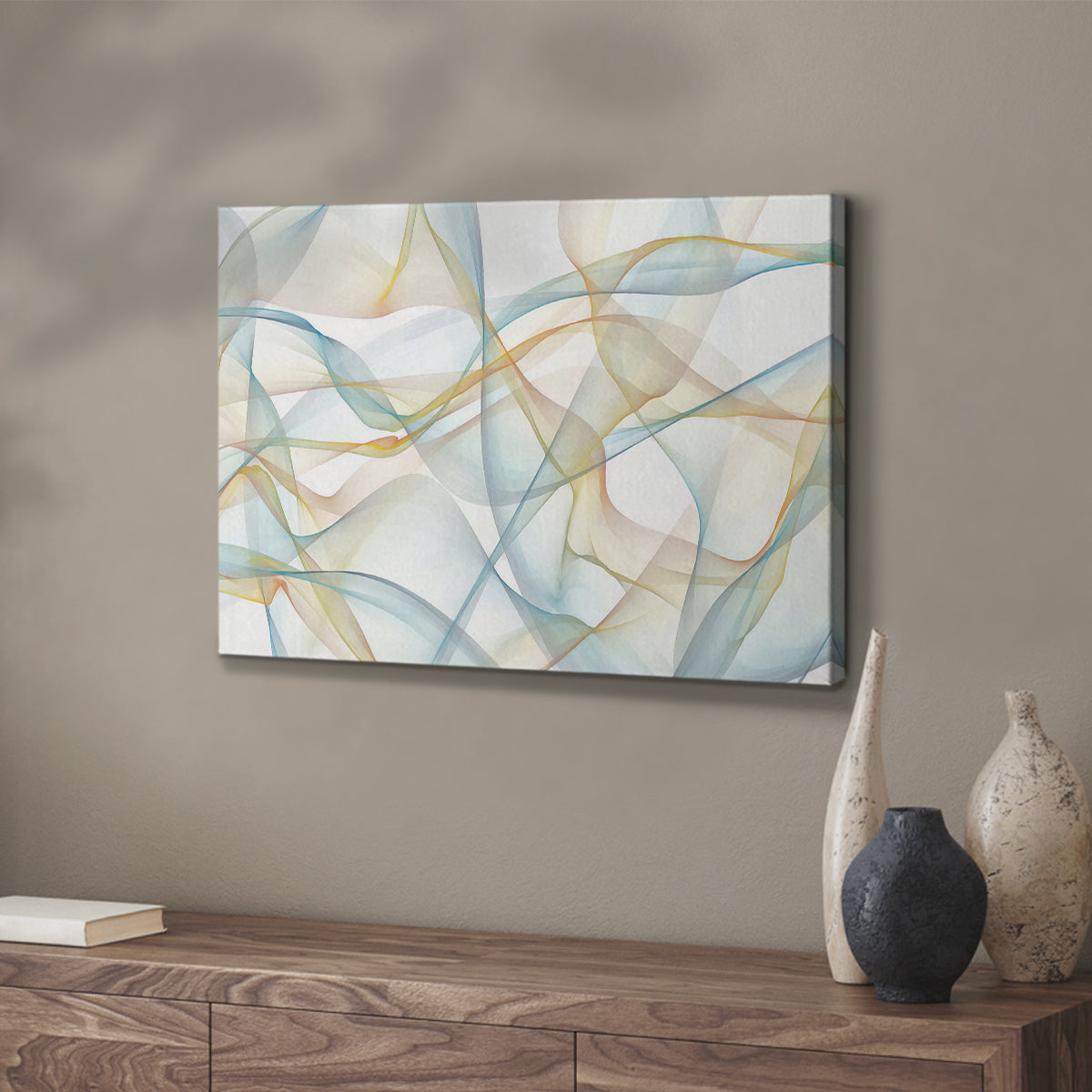 Curves and Waves VI - Canvas Art Print