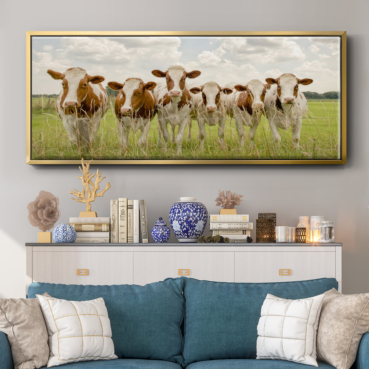 The F Side - Floater Framed Canvas Print