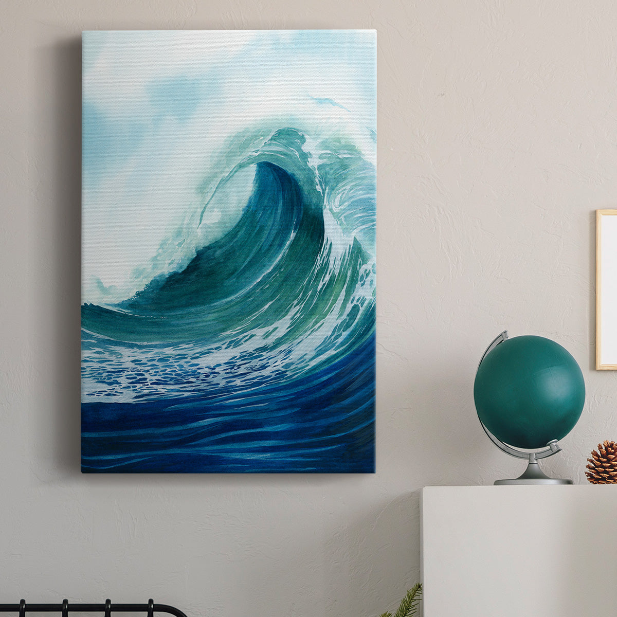 Sea Foam II Premium Gallery Wrapped Canvas - Ready to Hang