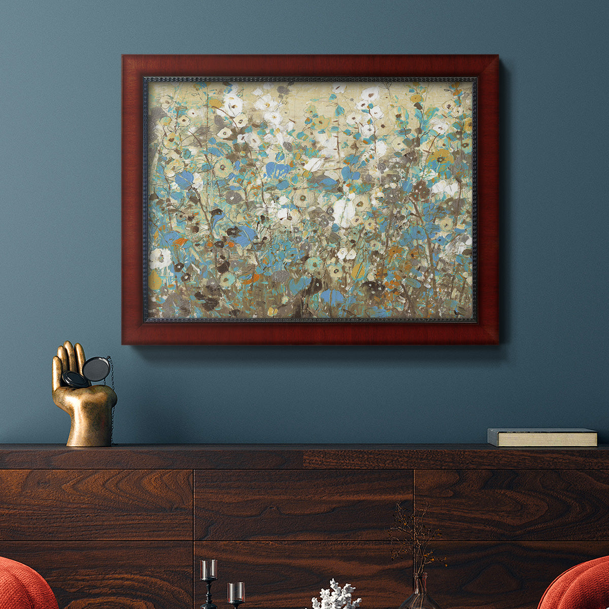 Flowering Vines I Premium Framed Canvas- Ready to Hang