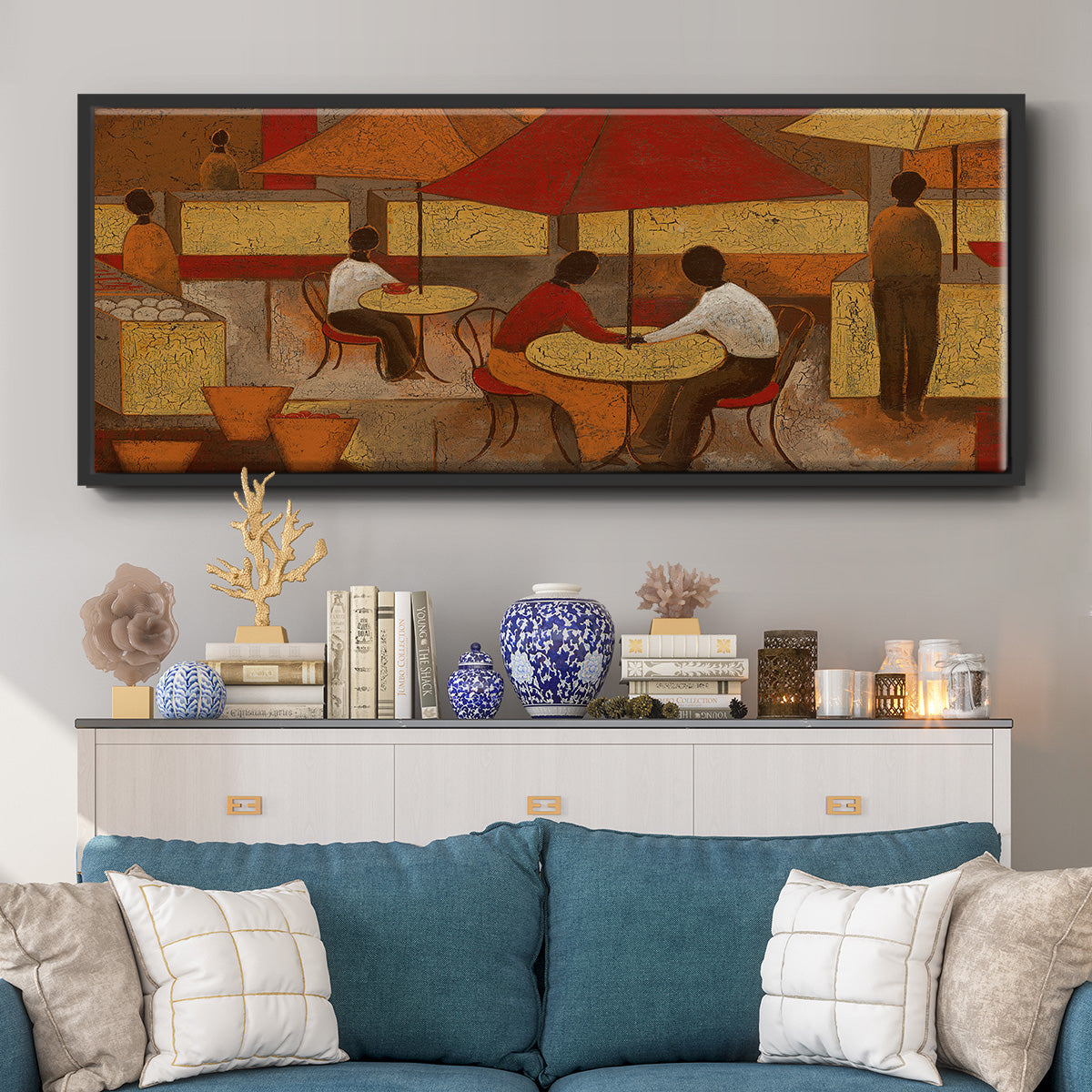Lasting Memory I - Floater Framed Canvas Print