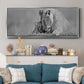 Lioness Love - Floater Framed Canvas Print