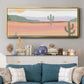 Cactus Plateau II - Floater Framed Canvas Print