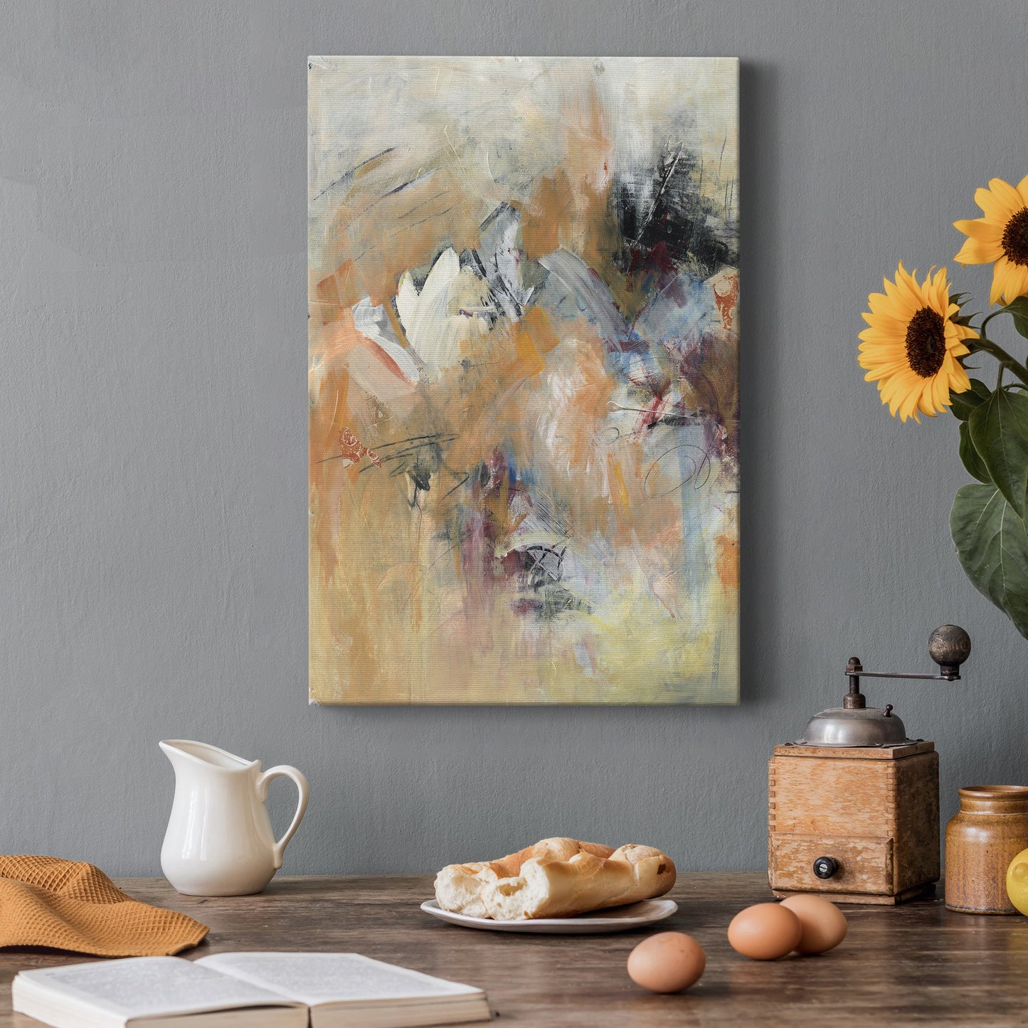 Frozen Spring I Premium Gallery Wrapped Canvas - Ready to Hang