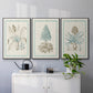 Willow Blue Besler IV - Framed Premium Gallery Wrapped Canvas L Frame 3 Piece Set - Ready to Hang