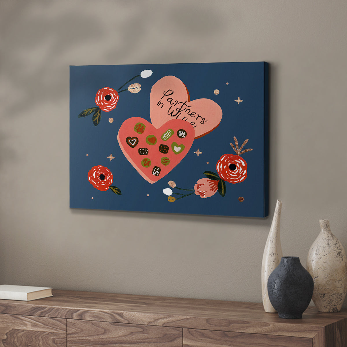 Happy Galentine I - Canvas Art Print