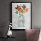 Harvest Home Leaves II - Modern Framed Canvas Print