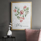 Paradise Floral Heart - Modern Framed Canvas Print