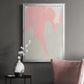 Blushing Abstract IV - Modern Framed Canvas Print