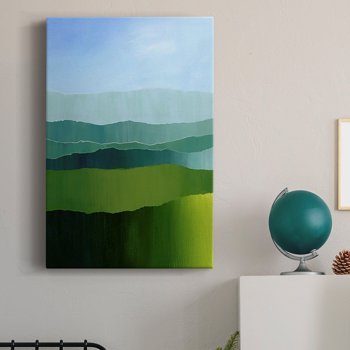 Blue Ridge Fade I Premium Gallery Wrapped Canvas - Ready to Hang