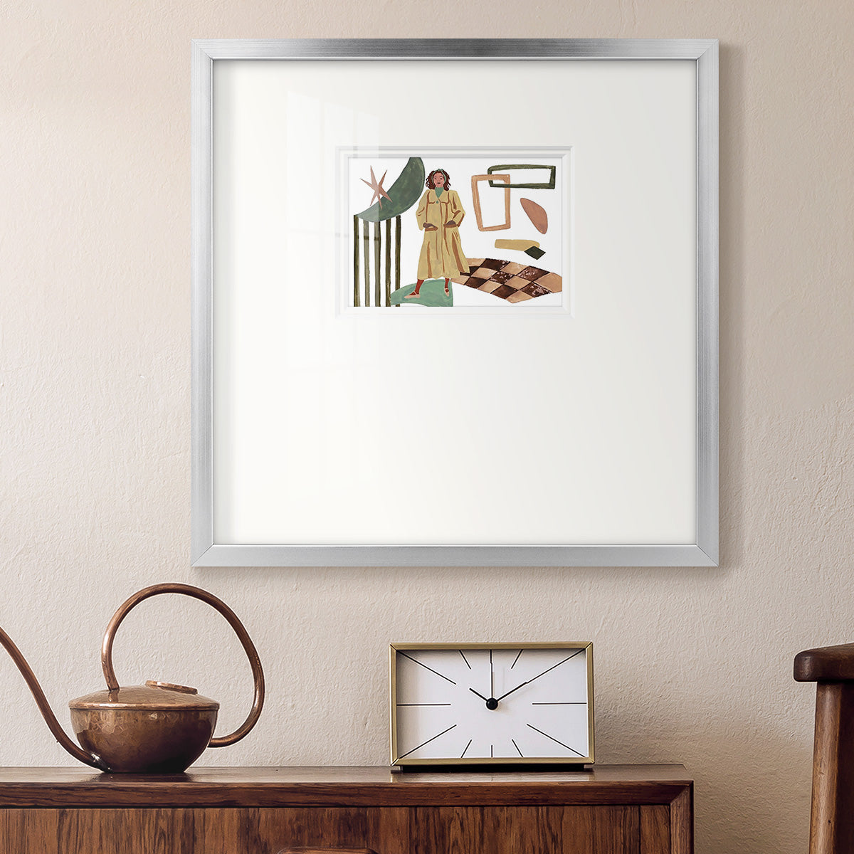 Vintage Vibes VI Premium Framed Print Double Matboard