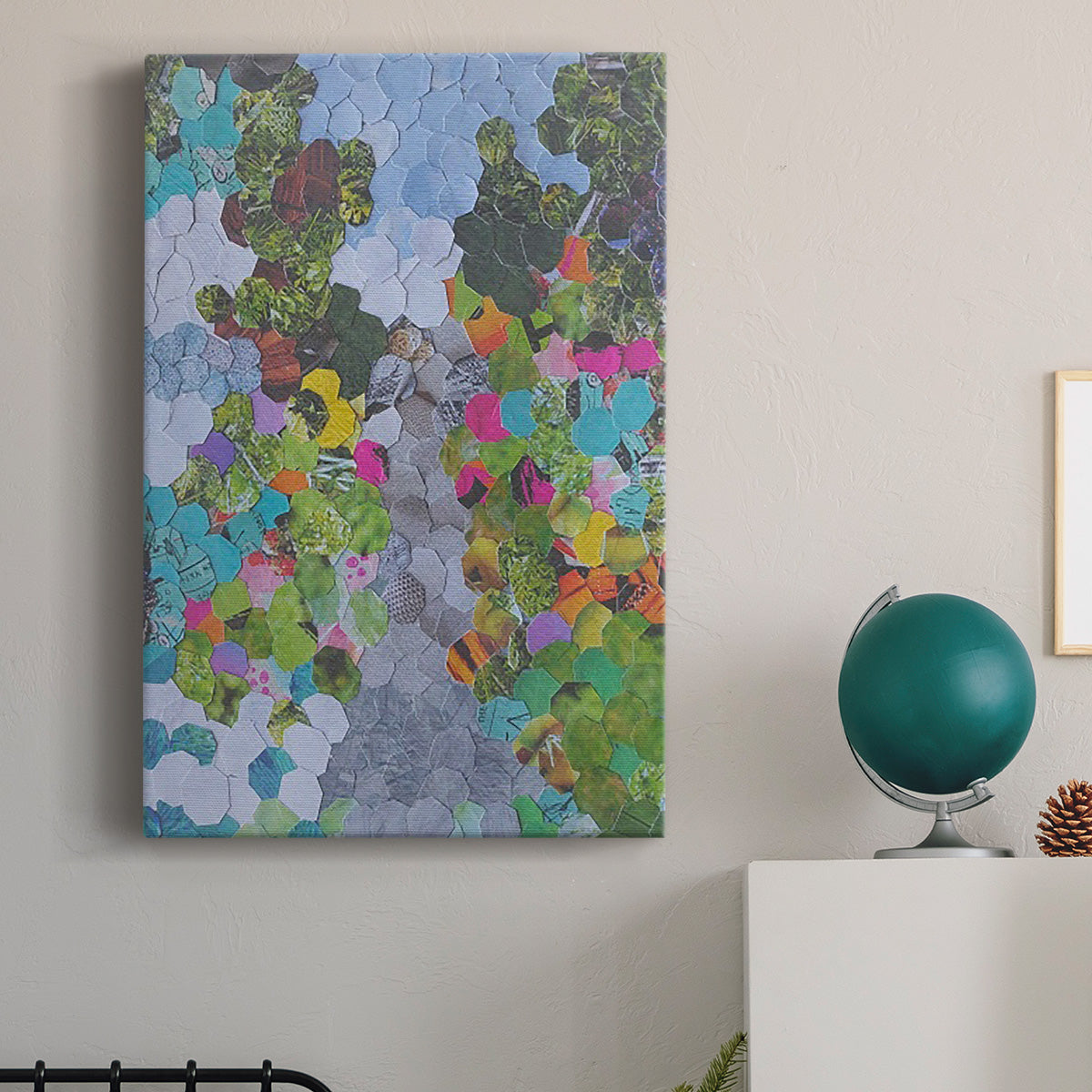 Magenta Garden - Canvas Art Print