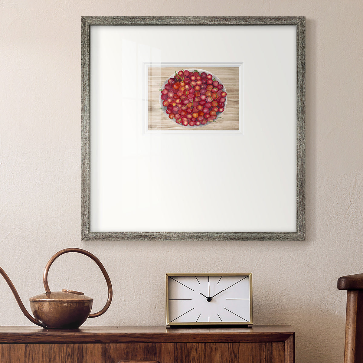 Bowls of Fruit IV Premium Framed Print Double Matboard