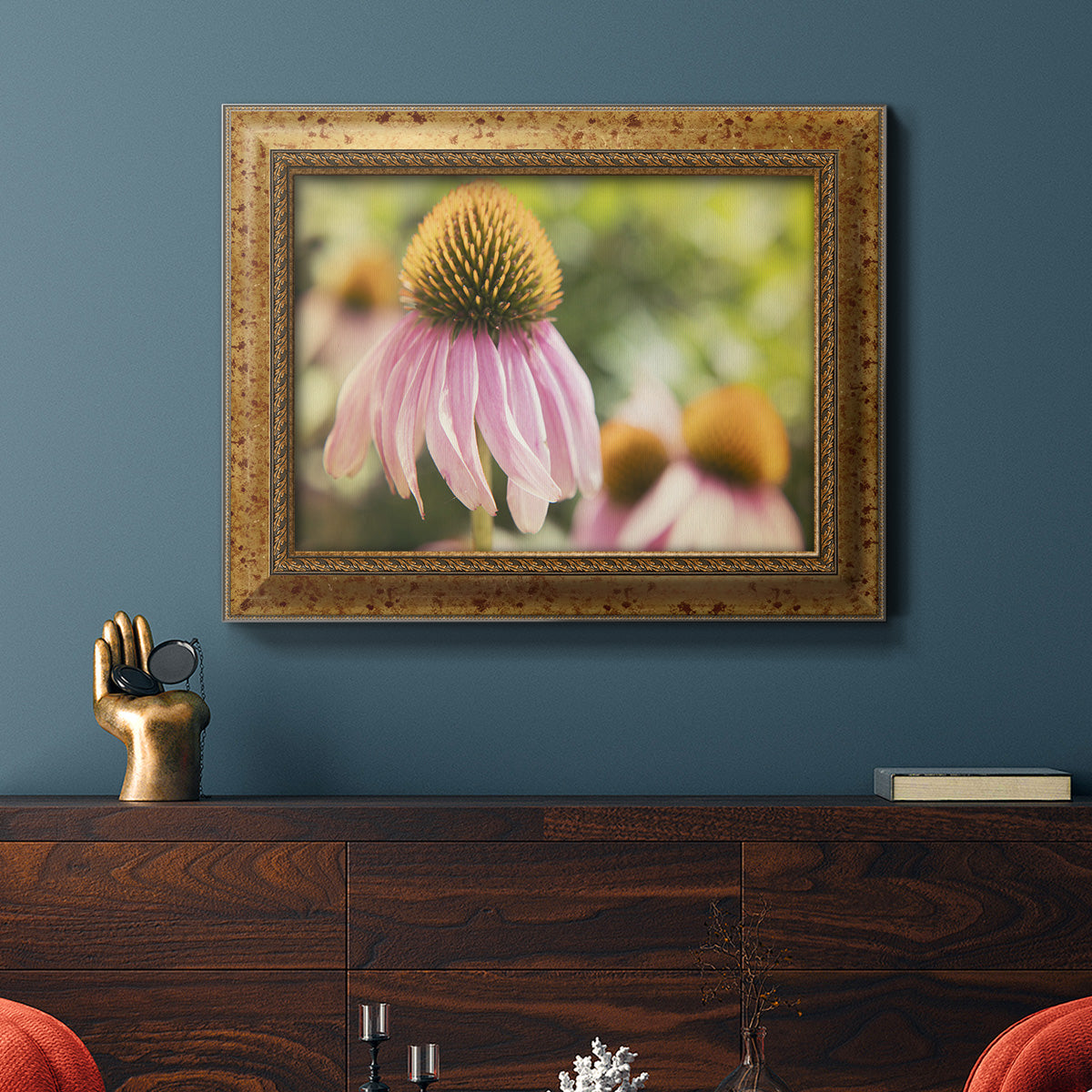 Echinacea Study II Premium Framed Canvas- Ready to Hang