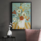 Joyful Blossoms I - Modern Framed Canvas Print